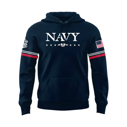 Navy Midshipmen 250th Anniversary Uniform Sideline Collection Replica Hoodie