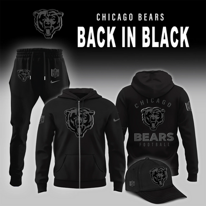 Chicago Bears 2026 Back In Black Limited Edition Hoodie