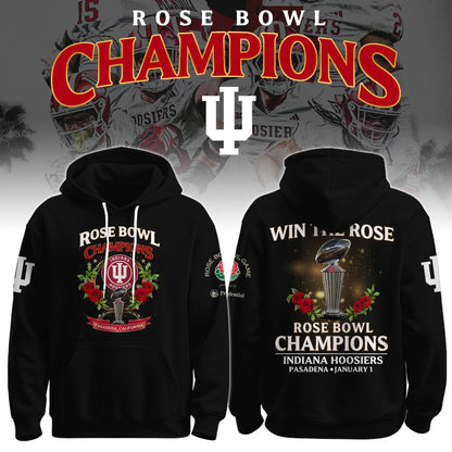 Indiana Hoosiers Rose Bowl Champions Combo Hoodie