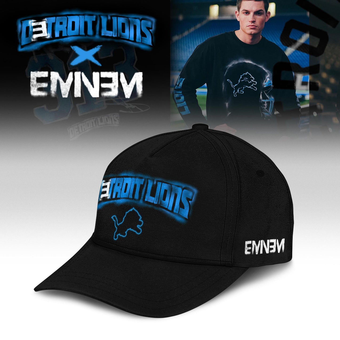 Eminem x Detroit Lions “Thanksgiving Halftime Show” Limited Edition Hoodie