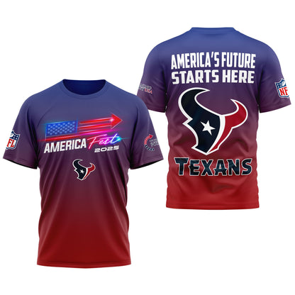 Houston Texans | Premium American Fest 2025 3D Shirt TD
