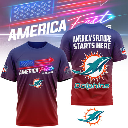 Miami Dolphins | Premium American Fest 2025 3D Shirt TD
