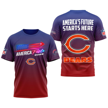 Chicago Bears | Premium American Fest 2025 3D Shirt TD