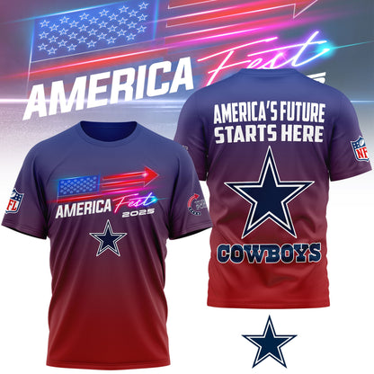 Dallas Cowboys | Premium American Fest 2025 3D Shirt TD