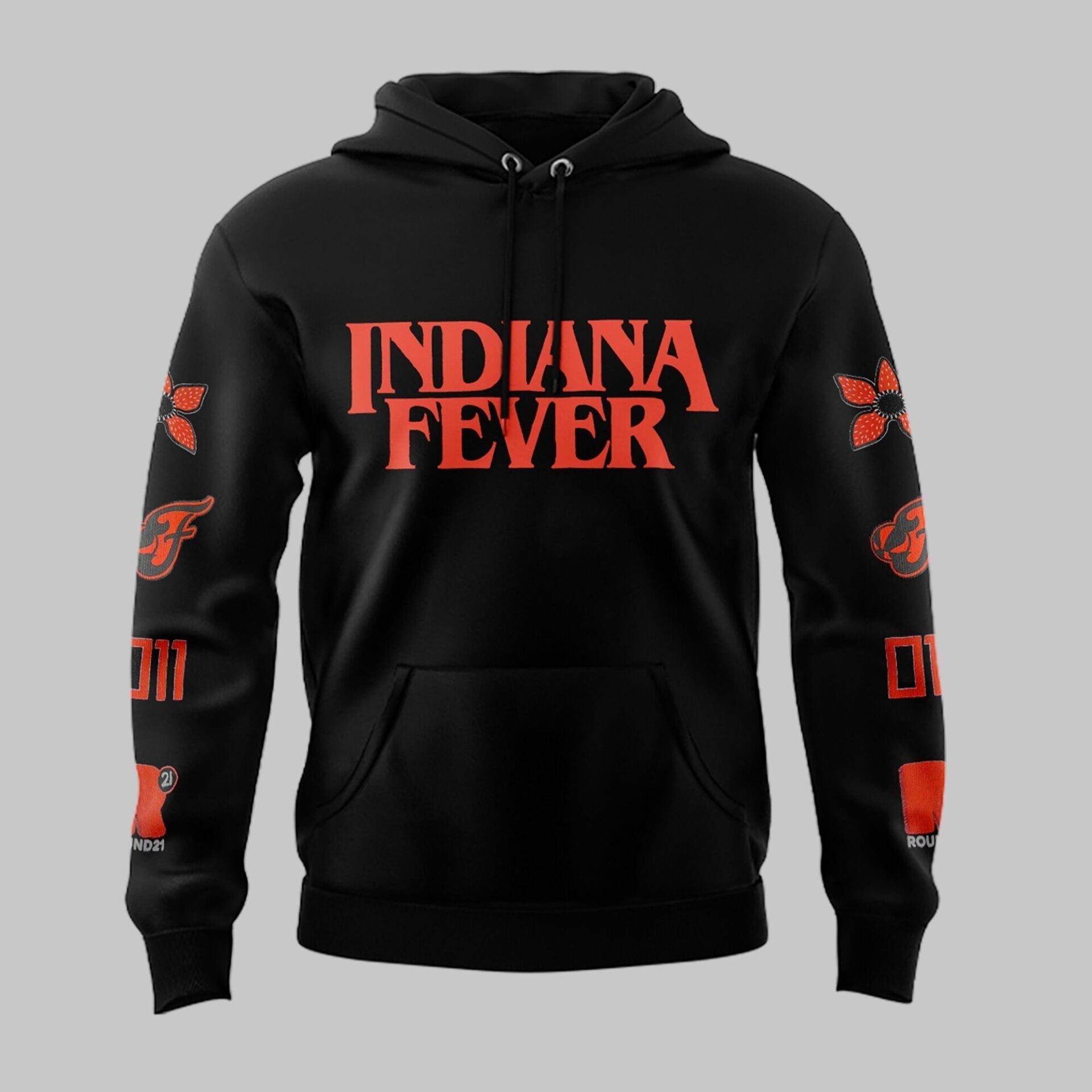 Indiana Fever x Stranger Things Rebel Swingman 2025 Hoodie
