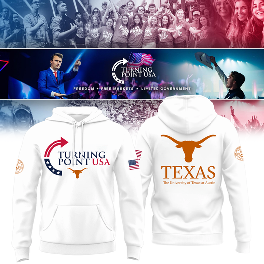2025 Texas Longhorns University x Turning Point USA Hoodie