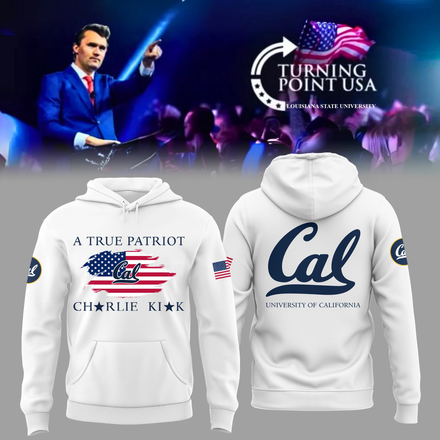 Limited Edition University of California, Berkeley x Turning Point USA Hoodie