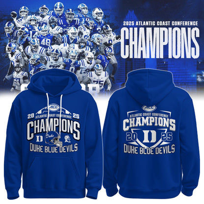 Duke Football 2025 ACC Champs Hoodie