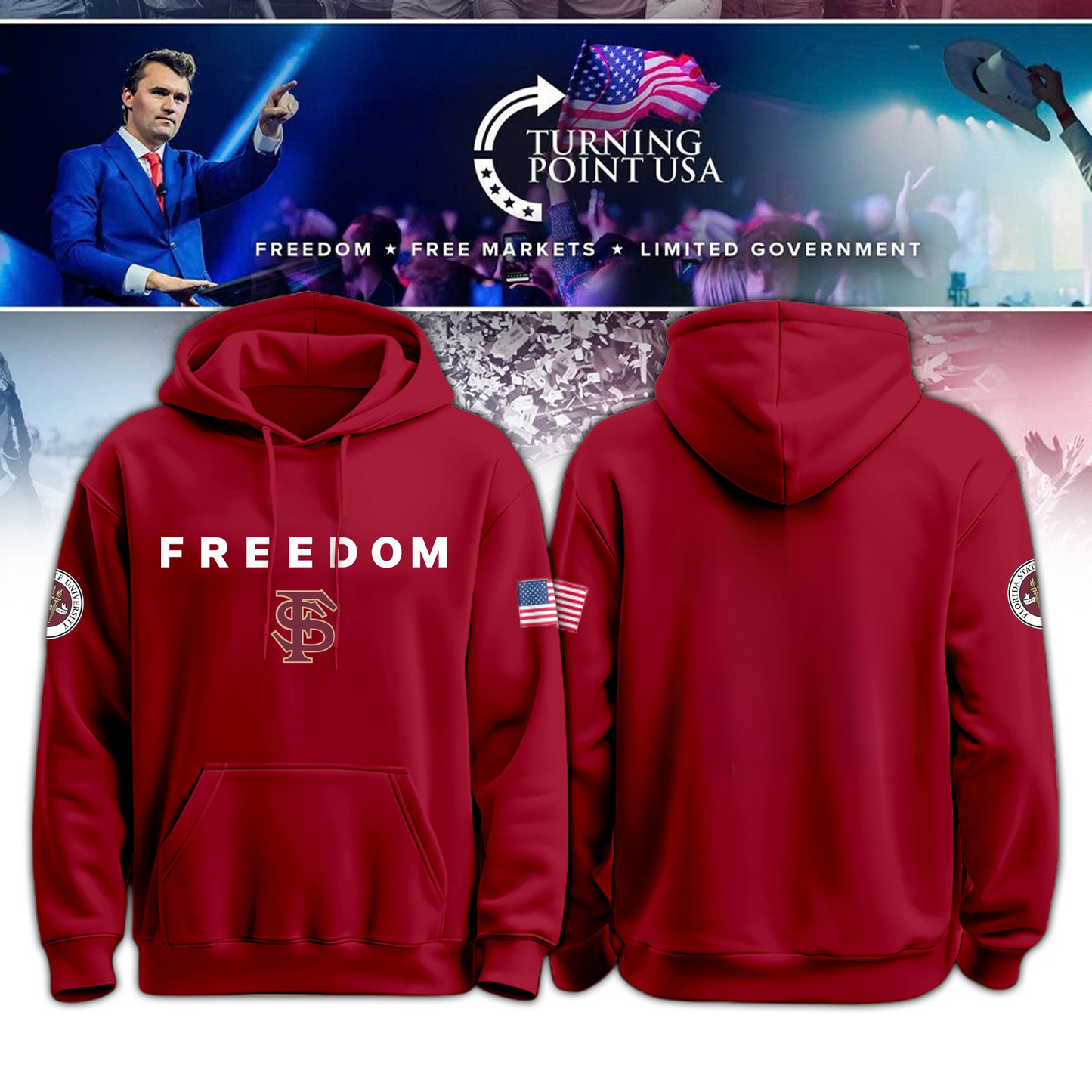FSU - Florida State University x Freedom Hoodie