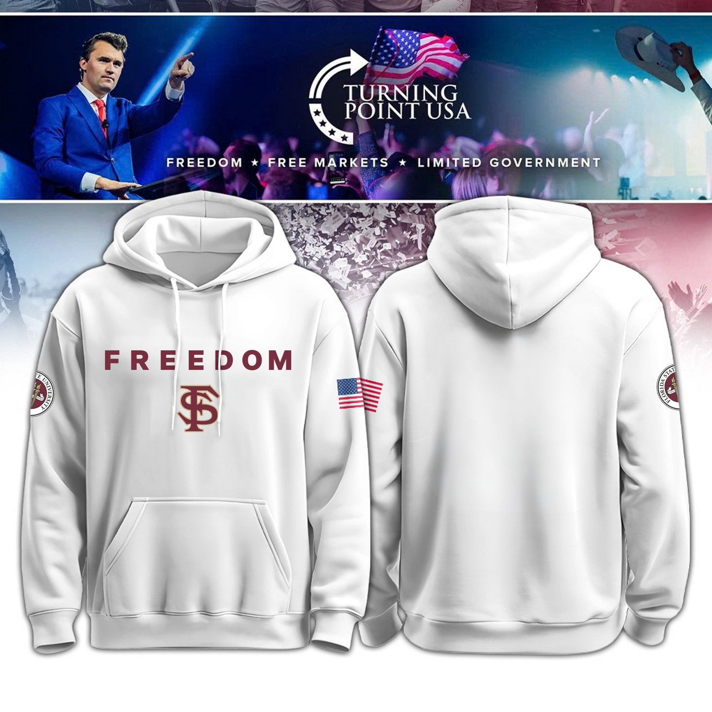 FSU - Florida State University x Freedom Hoodie
