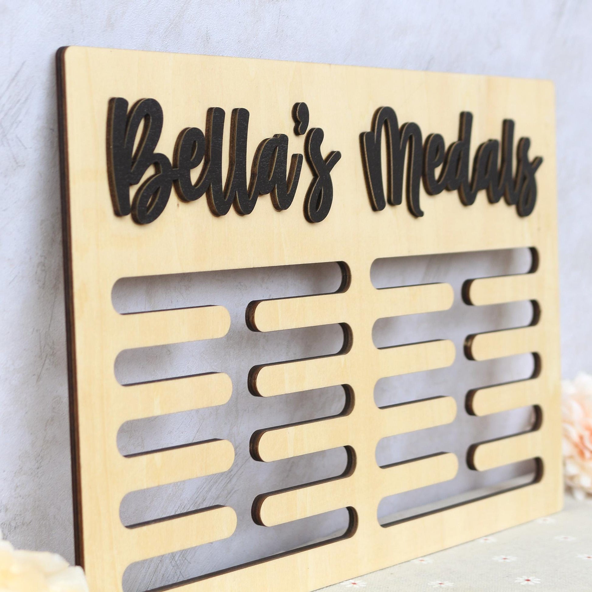 Medal Holder, Gymanstics Medal Hanger, Medal Display, Bedroom Wall Sign, Personalised Sign, Gymnast Sign, Gifts for Runners