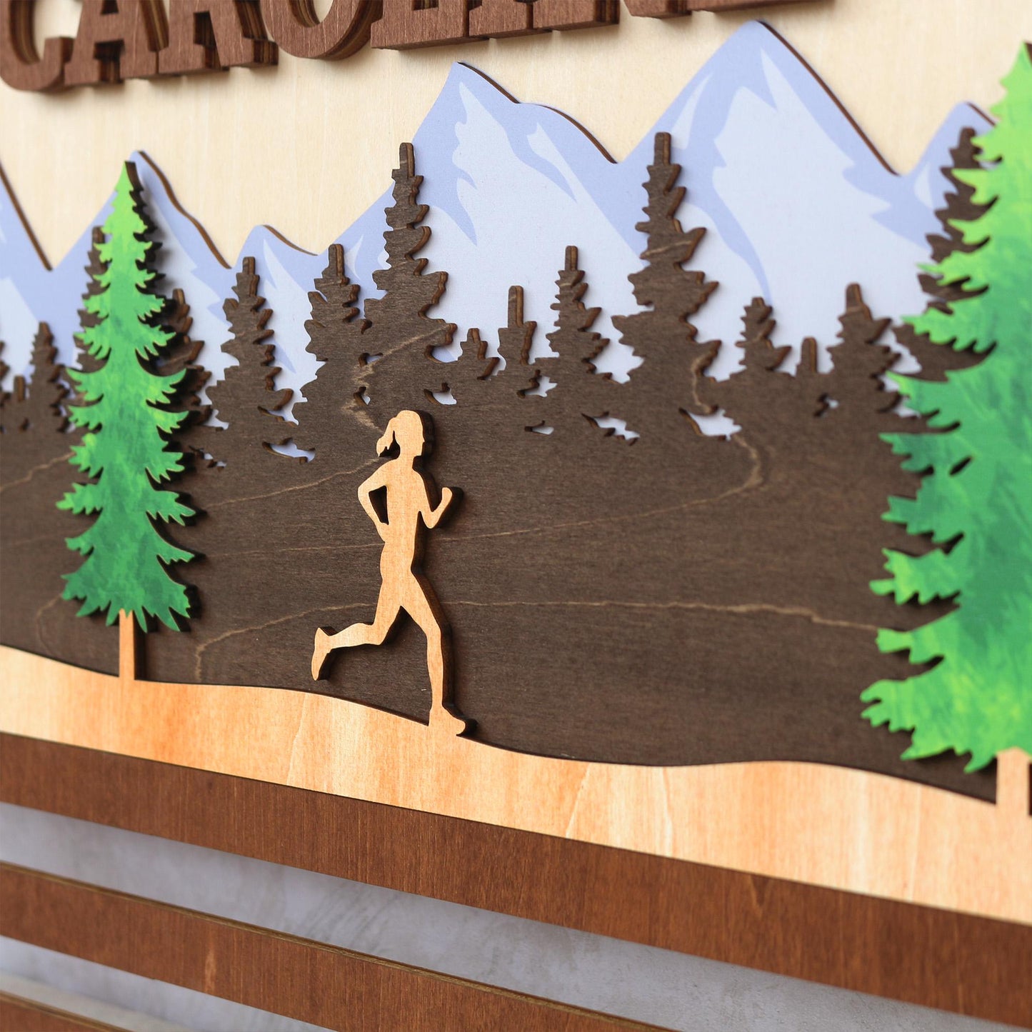 Medal Display Running Marathon, Custom Medal Holder, Gifts for Runners, Medal Hanger, Race Medal Holder, Gift for him, Birthday Gift