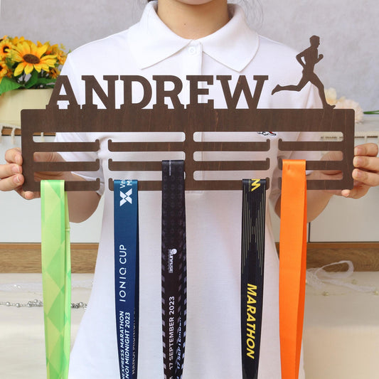 Personalised Medal Display Hanger, Gymanstics Medal Holder, Medal Display, Bedroom Sign, Bedroom Wall Art, Gymnast Sign, Birthday Gift