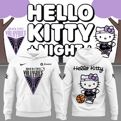 Golden State Valkyries x Hello Kitty Limited Edition 2025 Hoodie