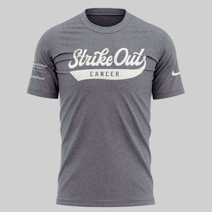 Special Strike Out Cancer Boston Red Sox T-Shirt
