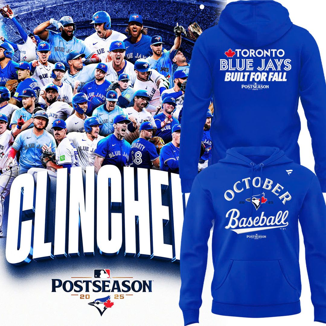 Speical Edition Blue Jays October Baseball 2025 Hoodie