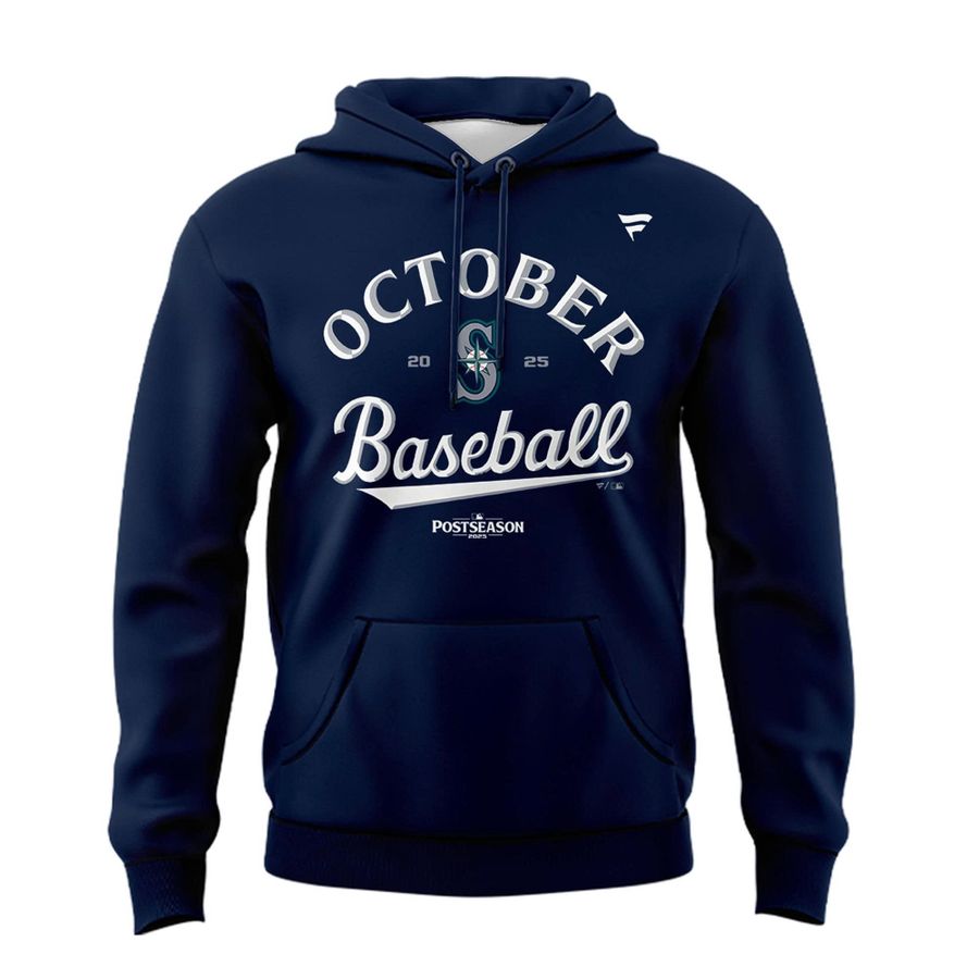 Special October Baseball Post Season 2025 Seattle Mariners Hoodie