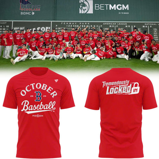 Special October Baseball Post Season 2025 Red Sox T-Shirt