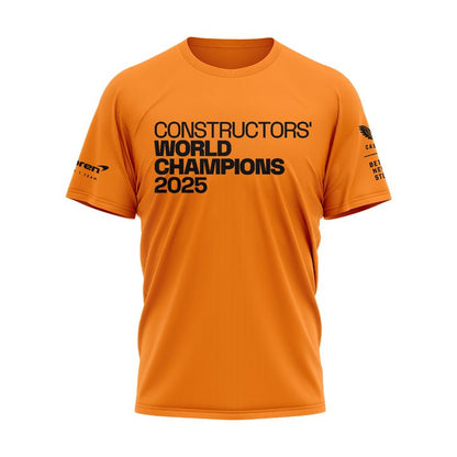 McLaren Formula 1 Team 2025 Constructors' Champions Black T-Shirt