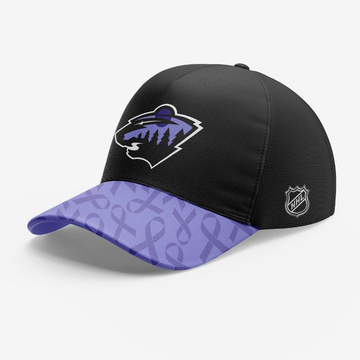 Limited Editions Minnesota Wild Hockey Fights Cancer 2025 Hoodie