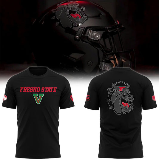 2025 "Fresno State Football" Uniform T-Shirt - Limited Edition