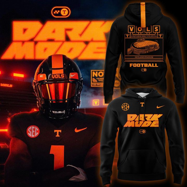 Limited Edition Tennessee Football Hoodie Dark Mode For Fans