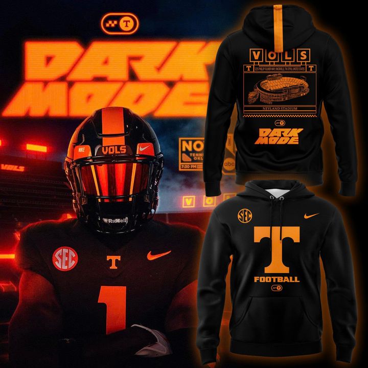 Limited Edition Tennessee Football Hoodie Dark Mode For Fans