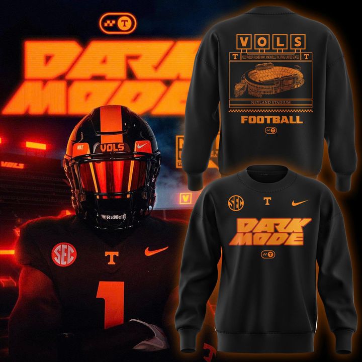 Limited Edition Tennessee Football Sweatshirt Dark Mode For Fans