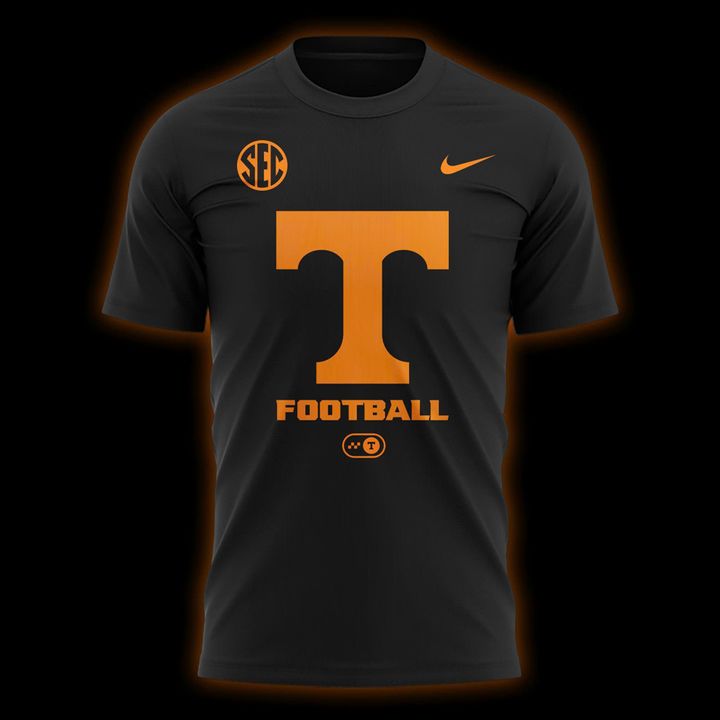 Limited Edition Tennessee Football T-Shirt Dark Mode For Fans