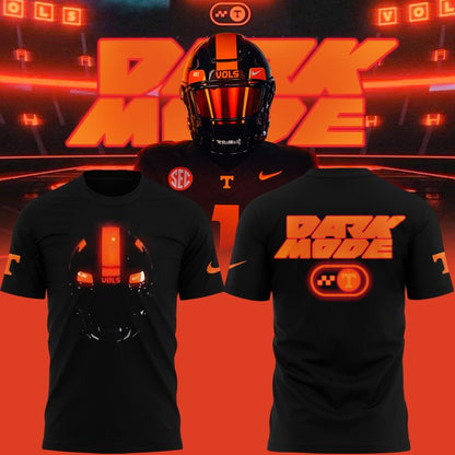 Limited Edition Tennessee Football T-Shirt Dark Mode For Fans
