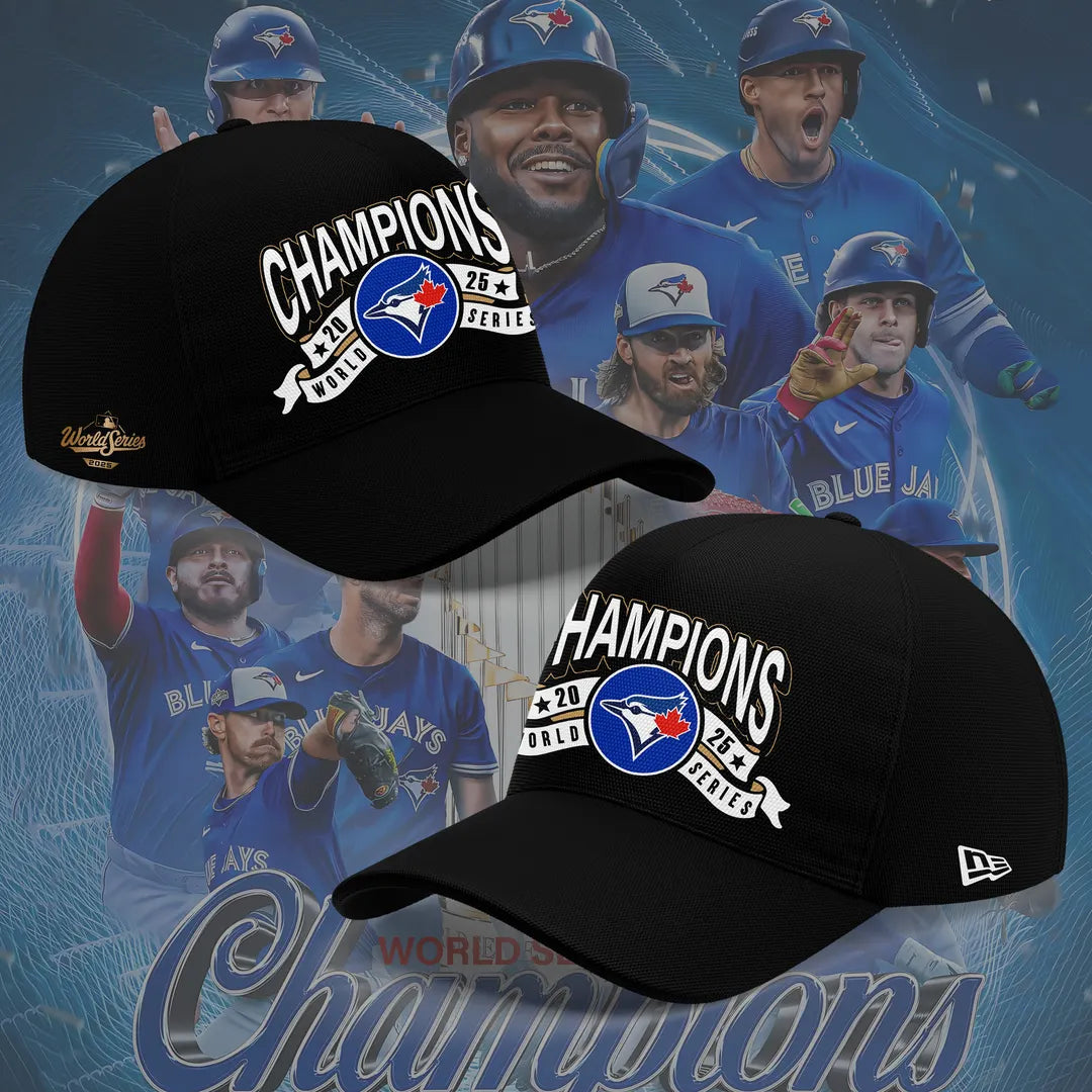 Toronto Blue Jays World Series Champions 2025 Black Jersey