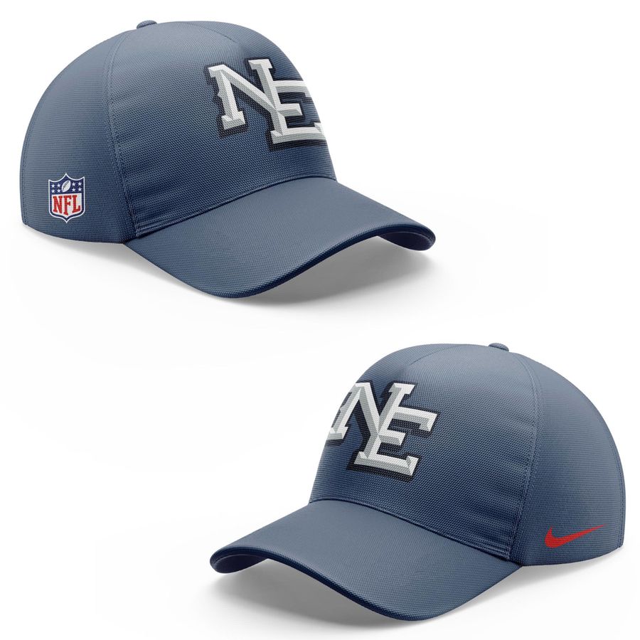 NE Patriots 2025 Rivalries Nor’Easter Storm Blue Hoodie  V2