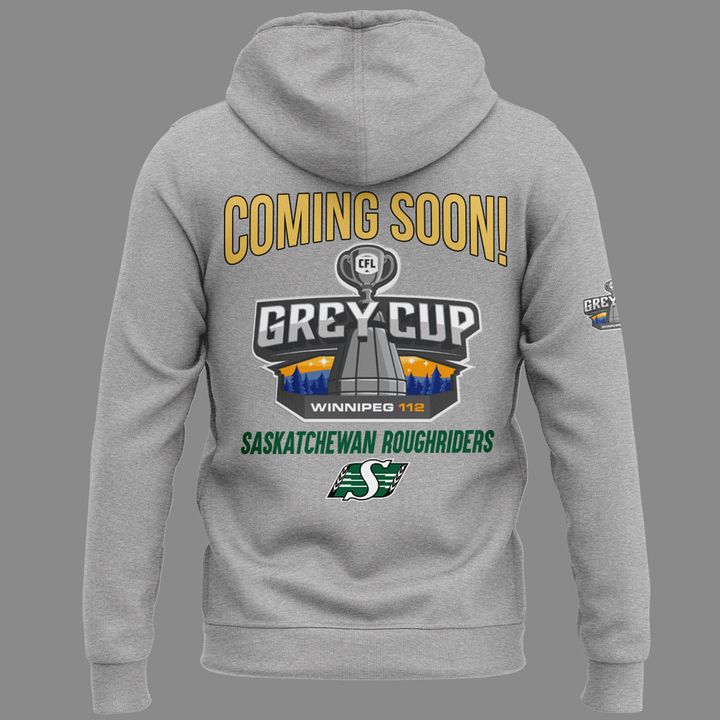 01.Saskatchewan Roughriders  GreyCup  Champions 2025 Hoodie