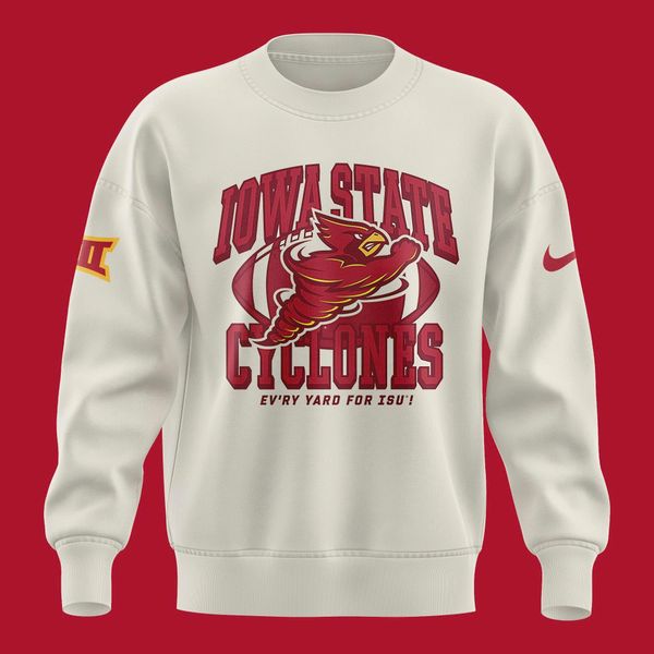 Iowa State Football Punching Cy 1995 Logo Sweatshirt