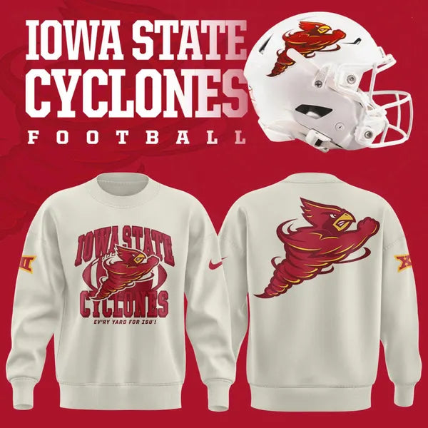 Iowa State Football Punching Cy 1995 Logo Sweatshirt
