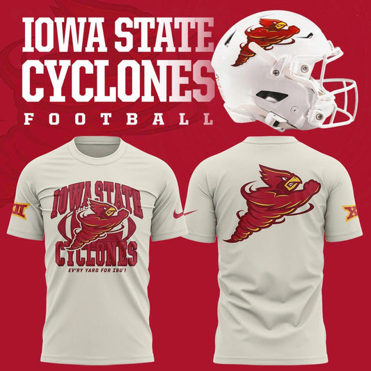 Iowa State Football Punching Cy 1995 Logo T-Shirt