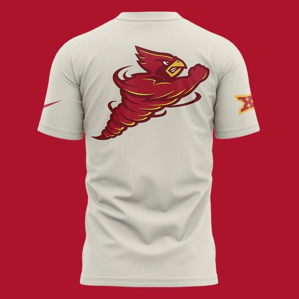 Iowa State Football Punching Cy 1995 Logo T-Shirt