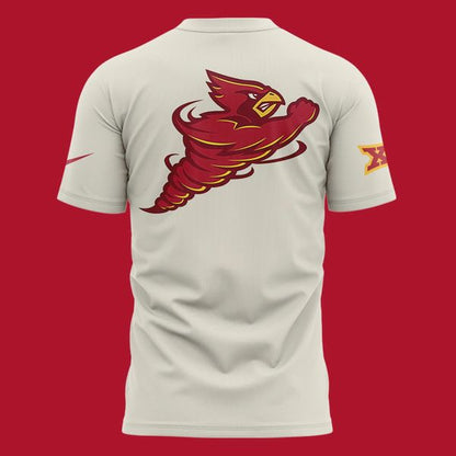 Iowa State Football Punching Cy 1995 Logo T-Shirt