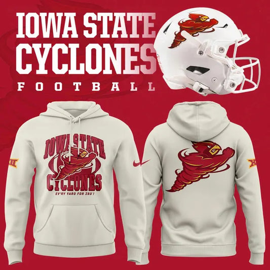 Iowa State Football Punching Cy 1995 Logo Hoodie