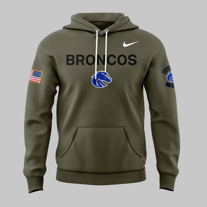 Boise State Broncos Football Military Appreciation 2025 Hoodie