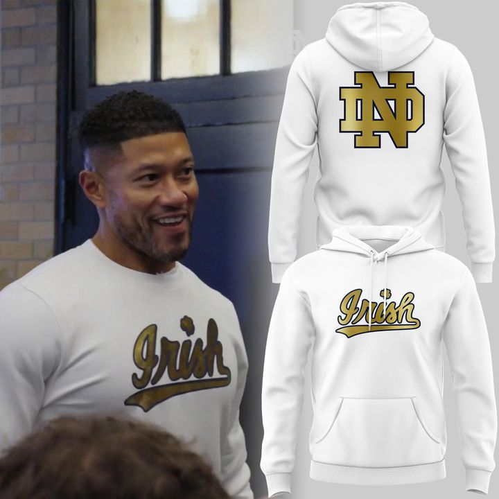 Special 2025 Irish Notre Dame Football Hoodie v2