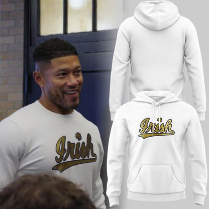 Special 2025 Irish Notre Dame Football Hoodie