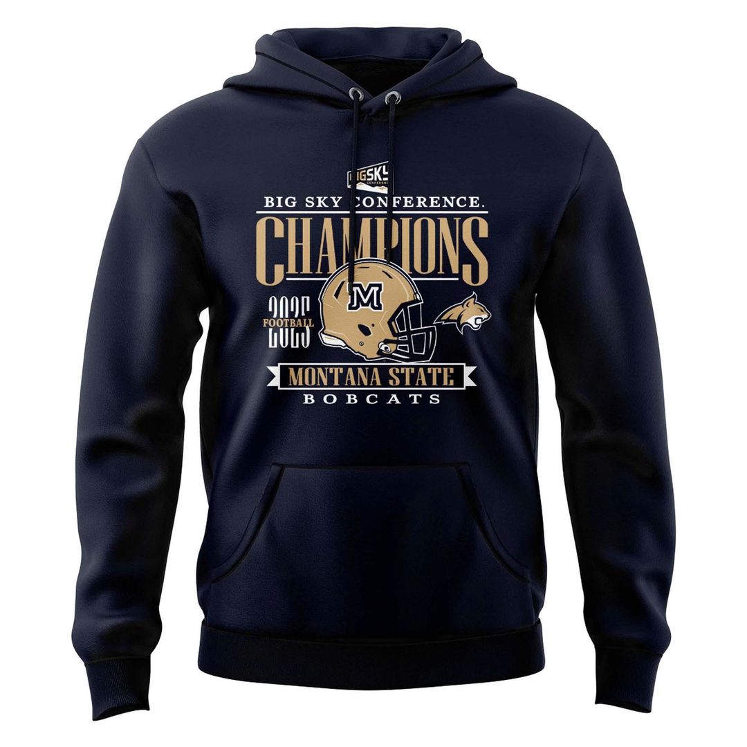 Special 2025 Big Sky Conference Champions Montana State Football Hoodie