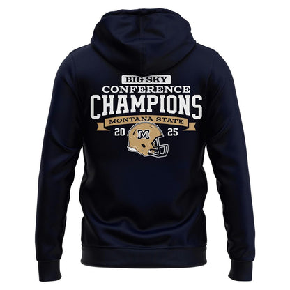 Special 2025 Big Sky Conference Champions Montana State Football Hoodie