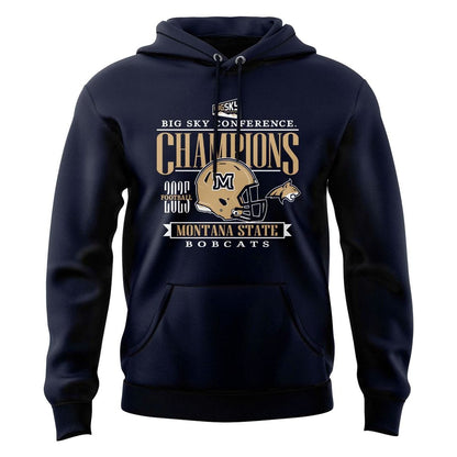 Special 2025 Big Sky Conference Champions Montana State Football Hoodie