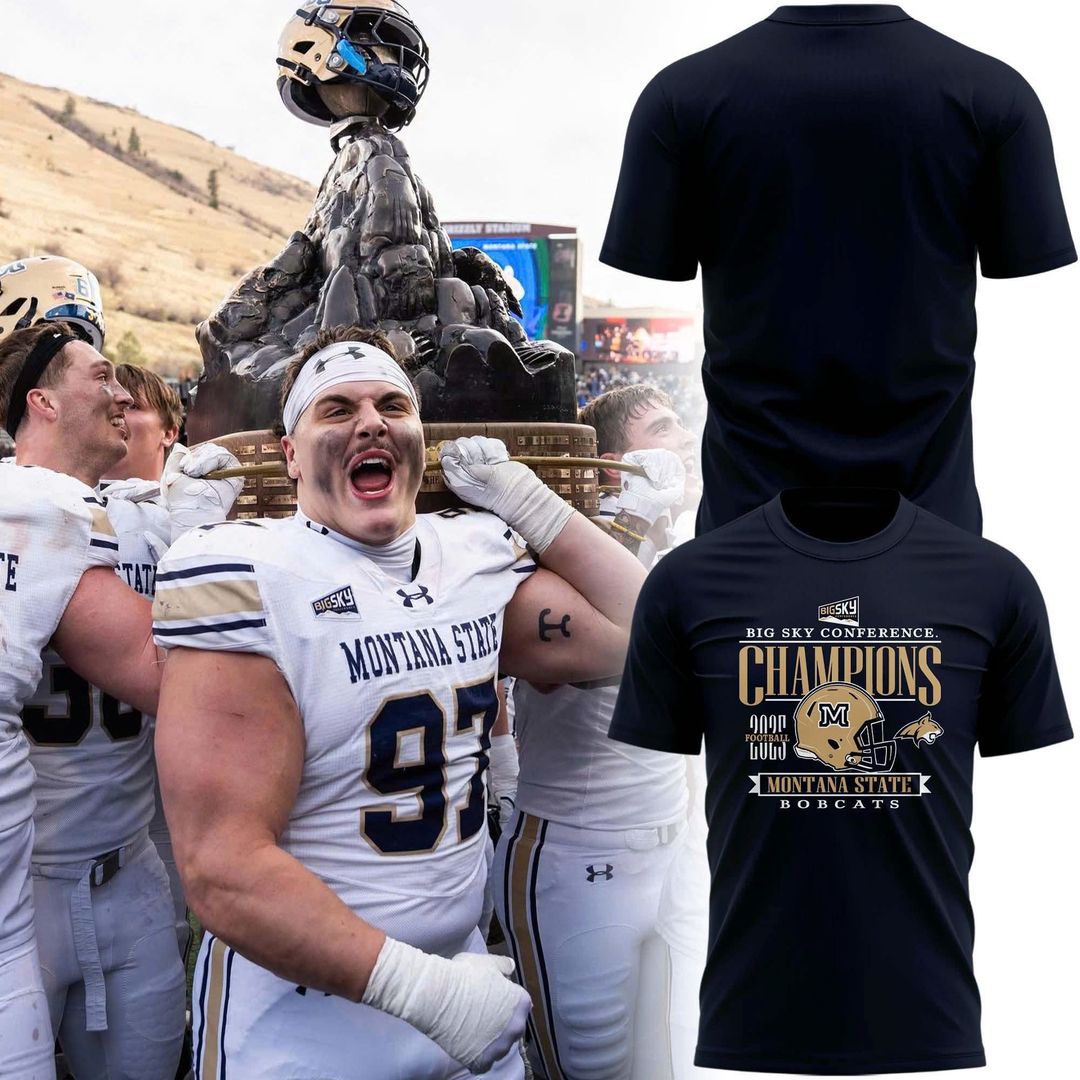 Special 2025 Big Sky Conference Champions Montana State Football T-Shirt