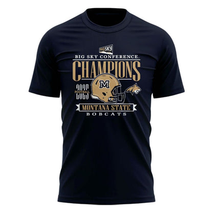 Special 2025 Big Sky Conference Champions Montana State Football T-Shirt