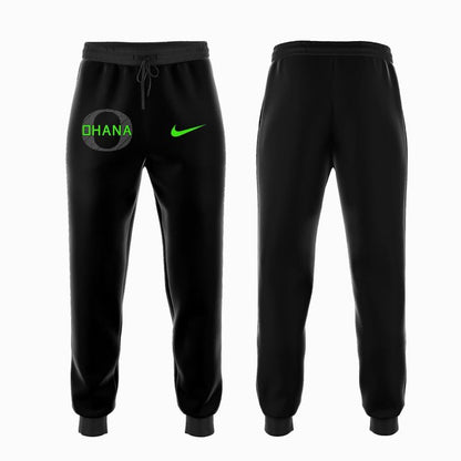 Unisex Black Oregon Ducks Ohana 2025 Hoodie