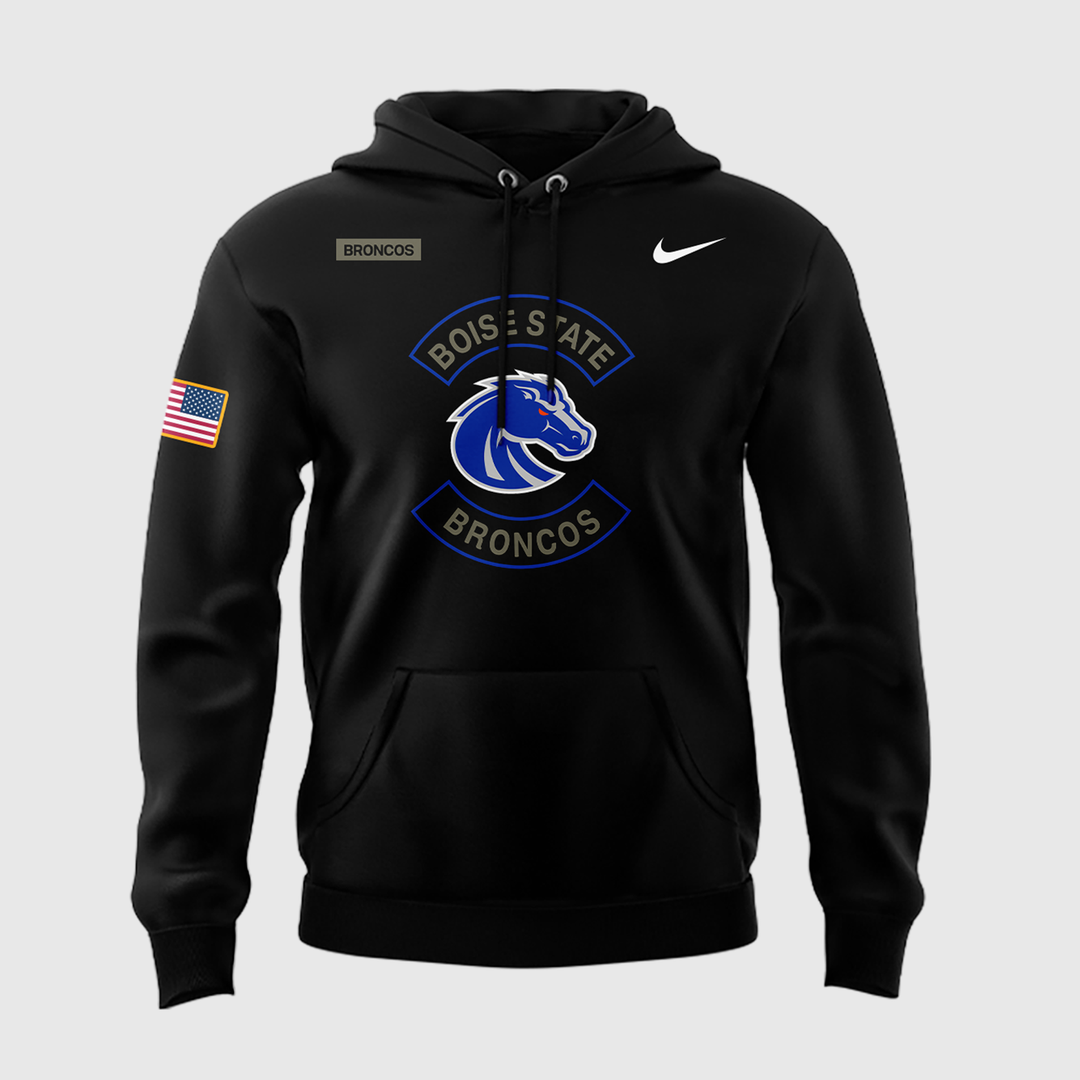 Boise State Broncos Football Military Appreciation 2025 Hoodie