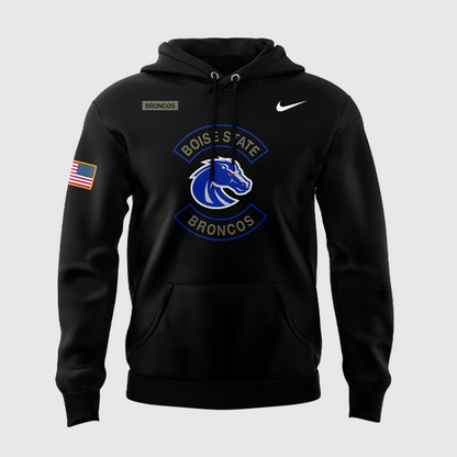 Boise State Broncos Football Military Appreciation 2025 Hoodie